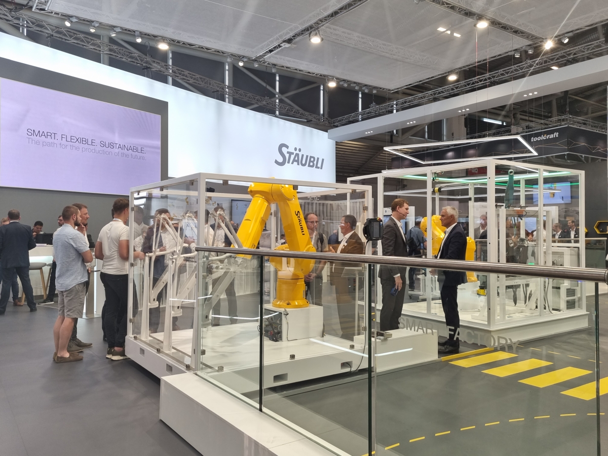 En automatica 2022 Stäubli presentó una nueva dimensión en la